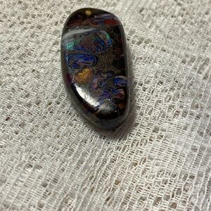 Polished Australian Boulder Opal Pendant